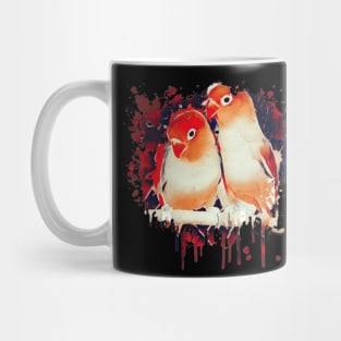 Love Bird Tie Dye art design Mug